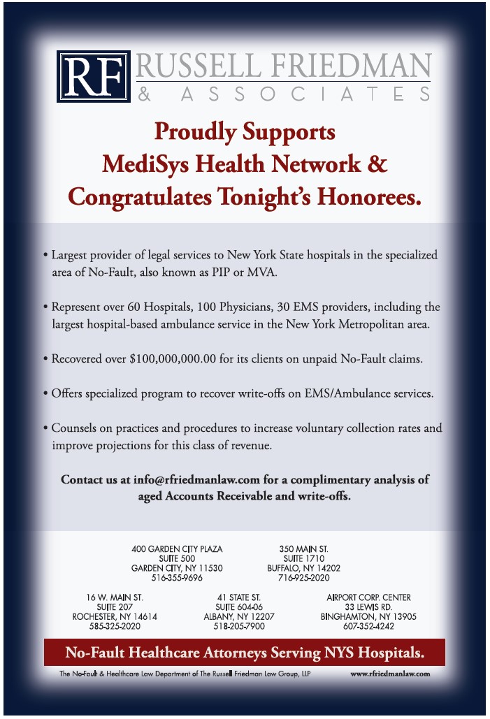 Russell Friedman & Associates is Sponsoring the Medisys Gala